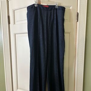 Anne Klein Navy Blue Straight Leg Dress Pants Women’s Size 16, Great Condition!!